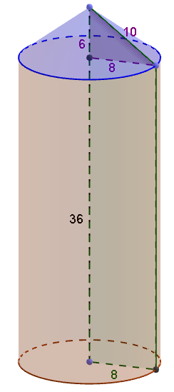 Esame di stato scuola media Esempio di tema d esame 002 UbiMath - 4 Quesito Geometria solida In un trapezio rettangolo il lato obliquo misura 10 cm, la base minore 6 cm e la maggiore è 7/6 della