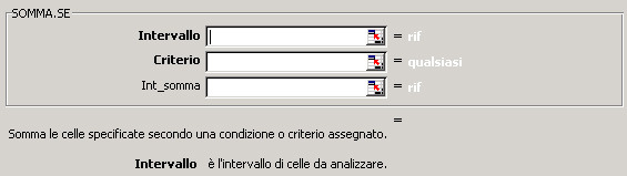 1 di 1 Somma le celle specificate secondo un criterio assegnato. Sintassi: =SOMMA.SE(intervallo;criteri;int_somma) FUNZIONE SOMMA.