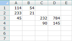 In Excel gli oggetti possono essere: celle, zone di celle, righe, colonne, un intero foglio di lavoro.
