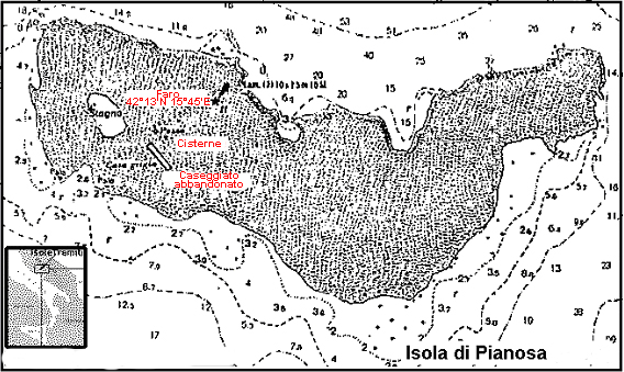 6 CARATTERISTICHE DELL ISOLA PIANOSA L Isola Pianosa si trova a circa undici miglia nautiche a nord nord est delle isole principali dell arcipelago tremitese (San Nicola, San Domino e Caprara).