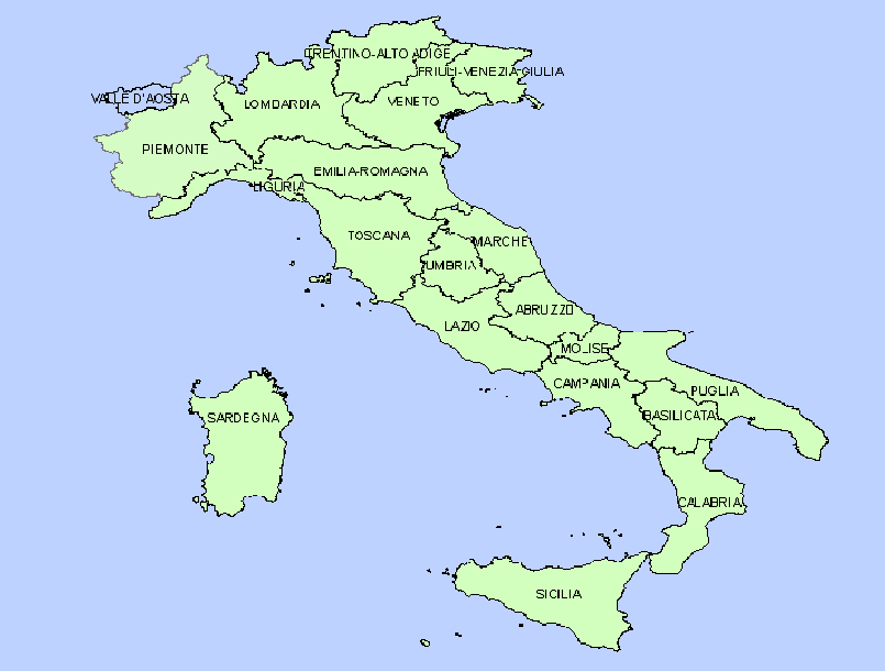 I dati geografici italiani