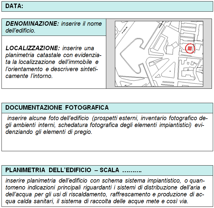 GUIDA AICARR - SCHEDE 21 La Guida è supportata dalle seguenti schede contenute all interno dell Appendice A e B.