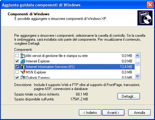 Appendice D. Impostazione della connessione di rete La presente sezione fornisce spiegazioni sulla procedura per impostare la connessione del server FTP usando Internet Service Manager (IIS).