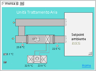 Visualizzazione dello stato dell impianto Il manutentore dell edificio può ottenere, in qualsiasi momento, un riepilogo dello stato degli impianti, per poter decidere i propri interventi di