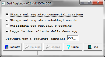 3) Distinta Base Per ogni prodotto finito imbottigliato sarà necessario inserire i componenti in distinta base.