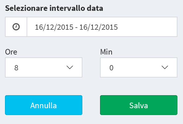 Cliccando sul tasto Mostra dettagli chiamate è possibile accedere alla lista delle chiamate effettuate dal cliente con le informazioni su data, durata e