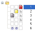 Status quadro Lo status determina il quadro su cui si disegna e quali quadri sono visibili e/o modificabili.