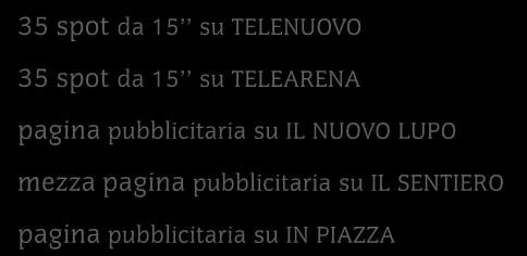 LUPO mezza pagina pubblicitaria su