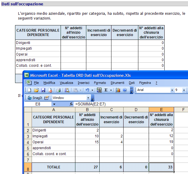 BILANCI E ANALISI: Elaborazione della Nota Integrativa - 11 2.