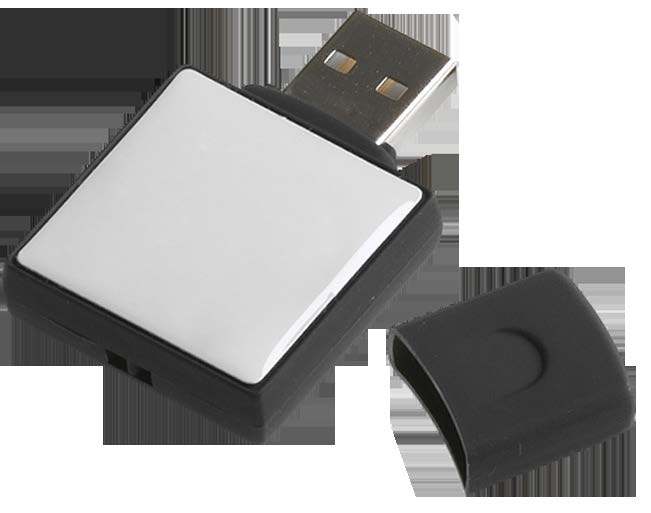 Lux Epo Square Chiave USB in materiale plastico, disponibile liscia o gommata. Caratterizzata dalla forma quadrata e dalle dimensioni ridotte.