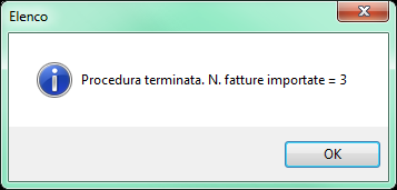 Dal menu Attività possiamo importare in blocco dei documenti da ADHOC cliccando su [Importa] Compare la richiesta del periodo da importare Il programma importa solamente documenti di ADHOC legati a