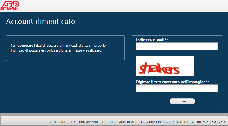 2.2 Gestire l'accesso Per gestire l'accesso si hanno a disposizione tutte le opzioni sottostanti: - Hai perso il login? > Forgot your login? Fig. 2.2.1 - Hai perso la password? > Forgot your password?