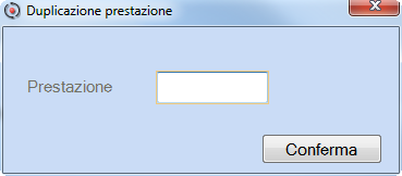 Posizionarsi nel campo in cui è presente la prestazione che identifica l applicazione del contributo previdenziale e premere il tasto funzione [F7] "Gestione Prestazioni" per accedere al tariffario.