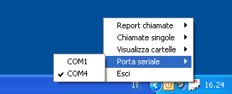 Impostazioni Per impostare PrintBridge: Cliccare con il tasto destro del mouse sull icona del programma presente nell area di notifica della barra delle applicazioni.