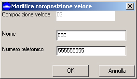 4 Pulsante [Upload] Carica i dati nell'agenda telefonica dall'apparecchio. Al termine del caricamento compare il messaggio "A