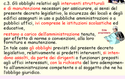 Le funzioni del Datore di lavoro DLgs 81/08 art.