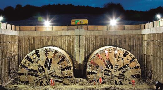 La tecnologia proprietaria TBM-Martignano Diametro di taglio 12,11m TBM-Martina Diametro di taglio 15,62m TBM 1-2 Cefalù Diametro di taglio 9,96m Lunghezza totale 130m Lunghezza totale 130m Lunghezza