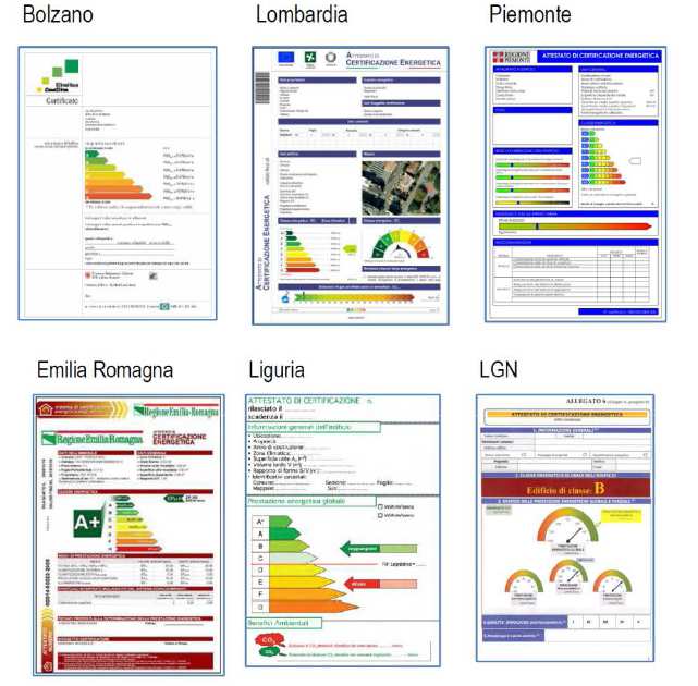 Regioni (10) che non hanno nessuna legge quadro regionale in tema di certificazione energetica