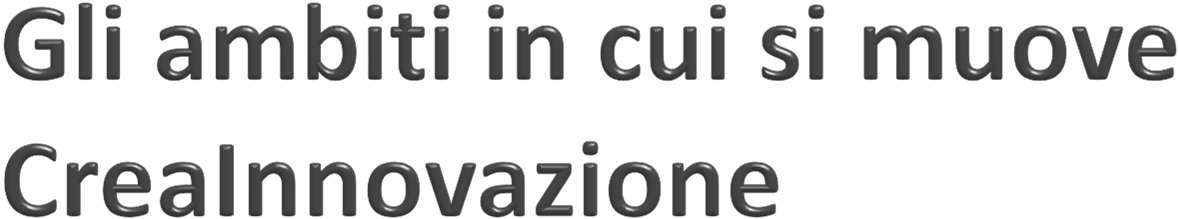 } Coinvolgendo le Aziende, Manager e Giovani in workshop di creatività per l innovazione sostenibile con l aiuto di Consulenti di creatività } Aiutando le aziende ad accedere ai fondi di formazione