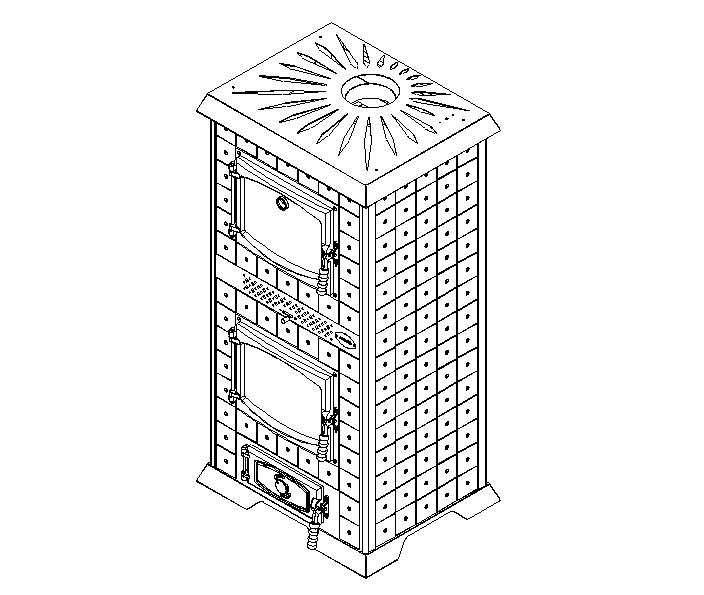 Manuale d installazione, uso e manutenzione Stufa a legna con forno mod. REGINA 4 FORNO 48.41.12.