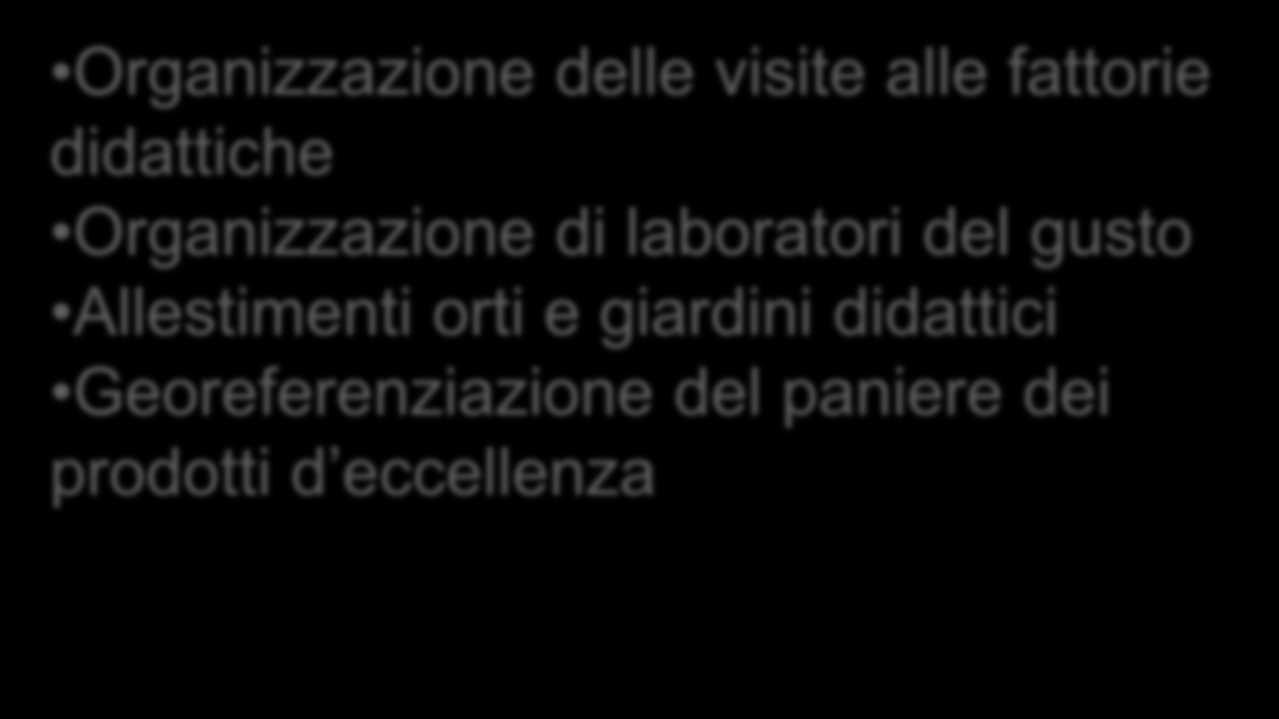 del gusto Allestimenti orti e giardini didattici