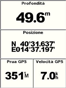 Visualizzazione di informazioni Visualizzazione di informazioni Utilizzare la schermata Informazioni per accedere a informazioni su indicatori di livello cruscotto, maree, correnti, dati utente e