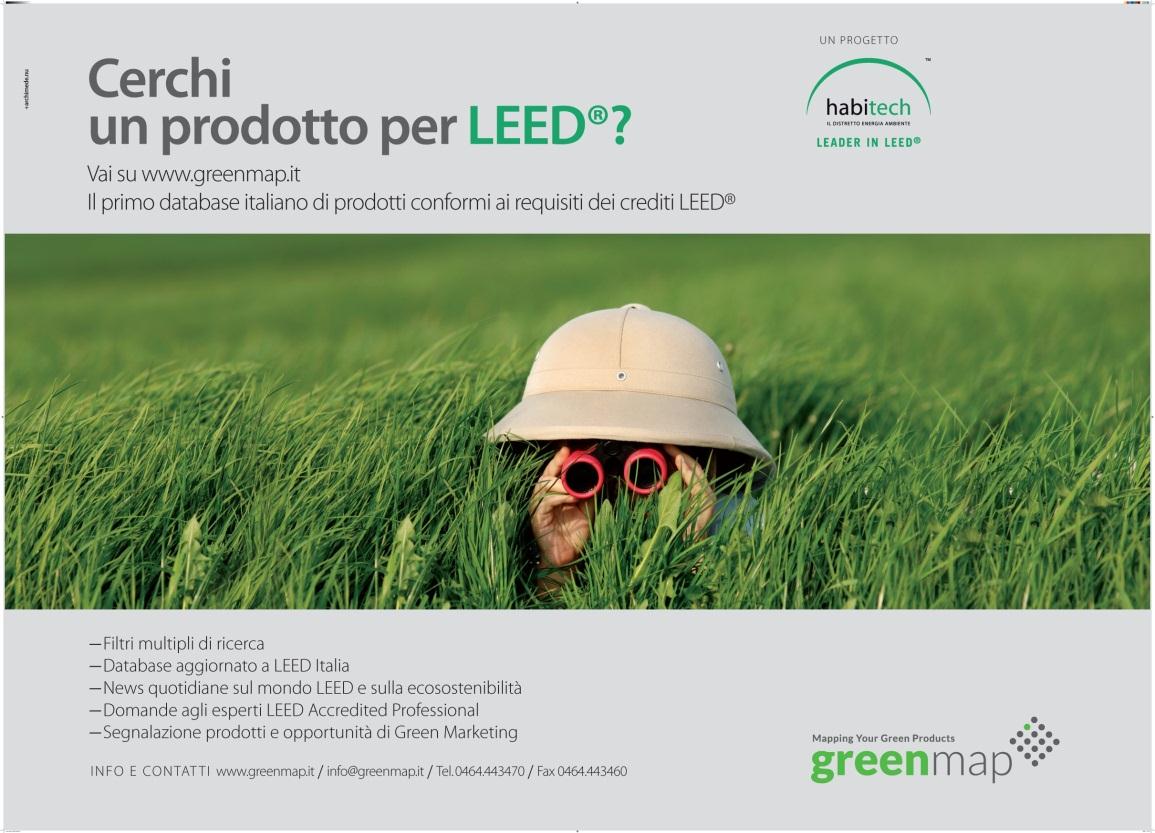 Mappatura LEED prodotti LEED non certifica i prodotti tuttavia prodotti e materiali