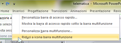 Presentatin Cn l intrduzine della barra multifunzine gli sviluppatri di Micrsft hann vlut prgettare un interfaccia secnd un apprcci rientat ai risultati.