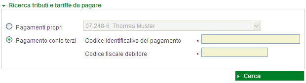 Il tributo pagato viene evidenziato nella Lista delle Distinte in Online Banking. Per ottenere una stampa del pagamento clicchi su Stampa: Attenzione!