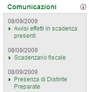 La parte centrale della pagina principale Vi dà l informazione circa il Vostro ultimo accesso ad Online Banking nella frase di benvenuto oltre ad una visione generale dei saldi e movimenti dei Vostri