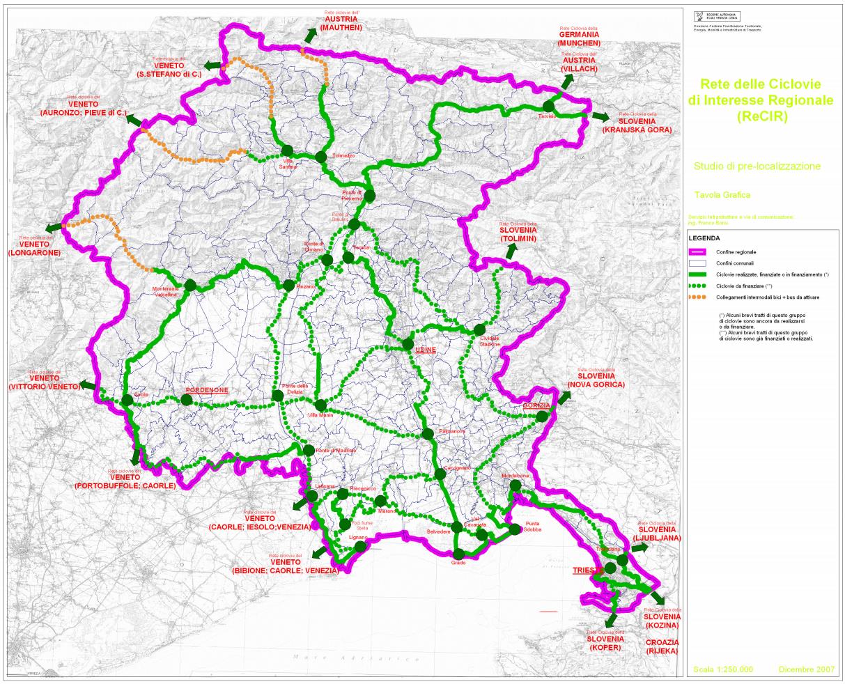 200 km Tracciati prelocalizzati con