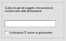 2.10.7.3 FR: COMPILAZIONE IMPEGNO PRESENTAZIONE (PREDISP. CONTRIB./ INTERMED.) Con questa utility è possibile indicare chi ha predisposto la dichiarazione, nel Frontespizio, videata 7 Present. Telem.