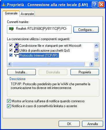 Prima di alimentare il sistema, e' necessario impostare il PC sulla stessa subnet del MicroBox il quale, di default è settato con i seguenti parametri : Ip address = 192.168.1.110 NetMask = 255.