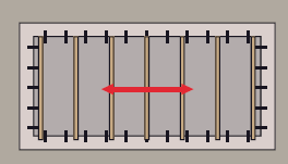 resa solidale con prodotti ad alte prestazioni (ad esempio resine epossidiche bicomponenti). La barra viene di solito inserita in un foro preparato inclinato verso il basso.