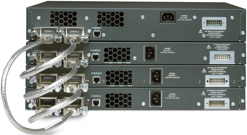 Figura 2 Collegamento resiliente della tecnologia Cisco StackWise Aggiramento del problema in subsecondi Entro alcuni microsecondi dall'interruzione di una parte dell'anello, tutti i dati vengono