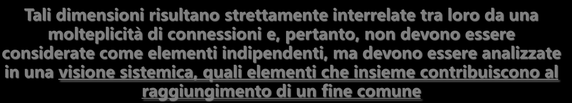 AD ESEMPIO SPESSO I TEMI DELLA SOSTENIBILITA ECONOMICA ED AMBIENTALE SONO ANALIZZATI IN MODO STATICO, SEPARATO.