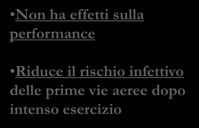 VITAMINA C Non ha effetti sulla