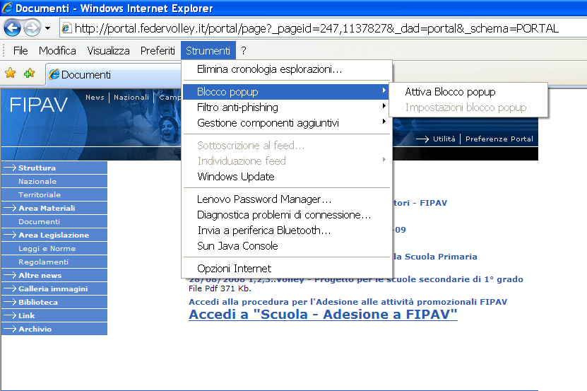 Il software Adobe Reader è necessario per poter visualizzare e stampare i moduli, se non è installato sul computer, dopo