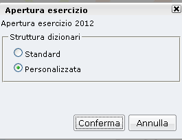 Aggiornamento Project 1.3.0 Con questo aggiornamento sono state implementate le procedure di apertura del nuovo esercizio e di cambio esercizio corrente.