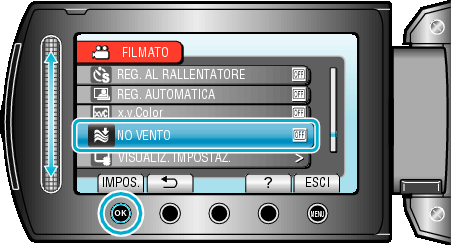 Impostazioni di menu REG AL RALLENTATORE Questa funzione consente di mostrare in un breve periodo di tempo i cambiamenti di una scena che avvengono lentamente nell arco di un lungo periodo di tempo,