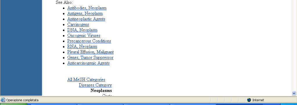 neoplasms Termini