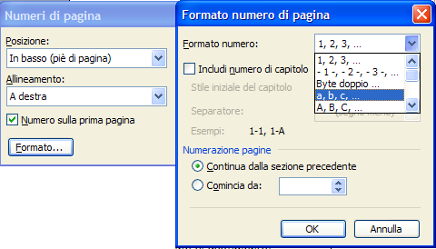 dal menu VISUALIZZA -INTESTAZIONE A PIÈ PAGINA (inserire intestazioni in alto e in basso di tutte le pagg.