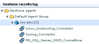Esempio: Abilitazione della raccolta diretta tramite ODBCLogSensor 10. Fare clic su Salva, quindi su Chiudi. Il nuovo nome del connettore viene visualizzato sotto l'agente in Gestione agenti. 11.