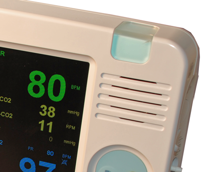 20 Funzionamento Welch Allyn 1500 Patient Monitor Alimentazione a batteria Il monitor è dotato di due batterie: Batteria agli ioni di litio: se completamente carica, questo tipo di batteria fornisce