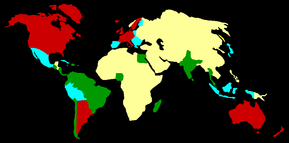 INCIDENZA MONDIALE CCR tasso di