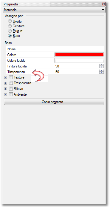 Note: 6 Cliccare su OK per chiudere la finestra di dialogo Materiale. 7 Dal menu Rendering, cliccare su Renderizza. La superficie del manico ha un aspetto irregolare.