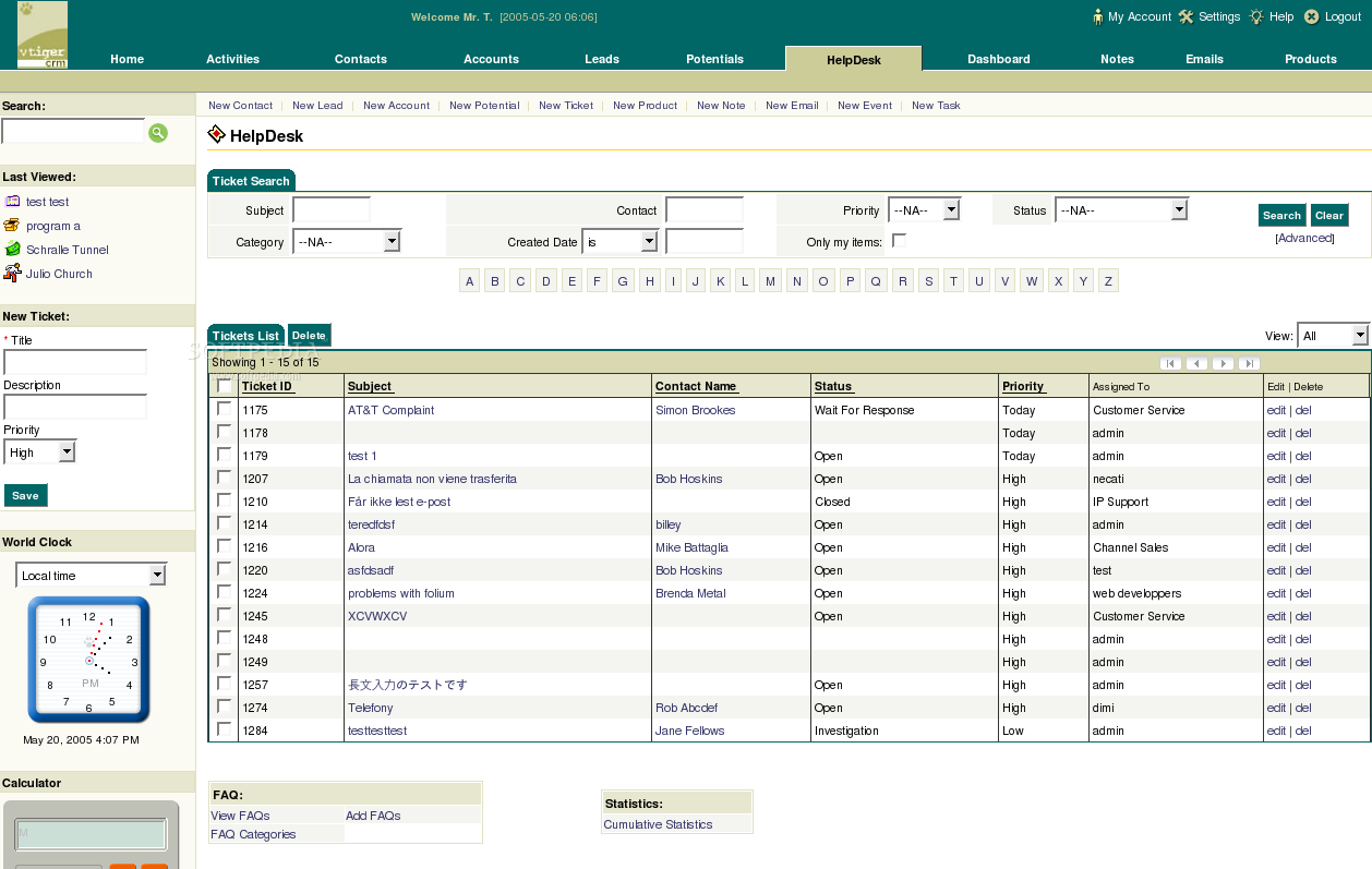 L`installazione di programmi interfaccia web