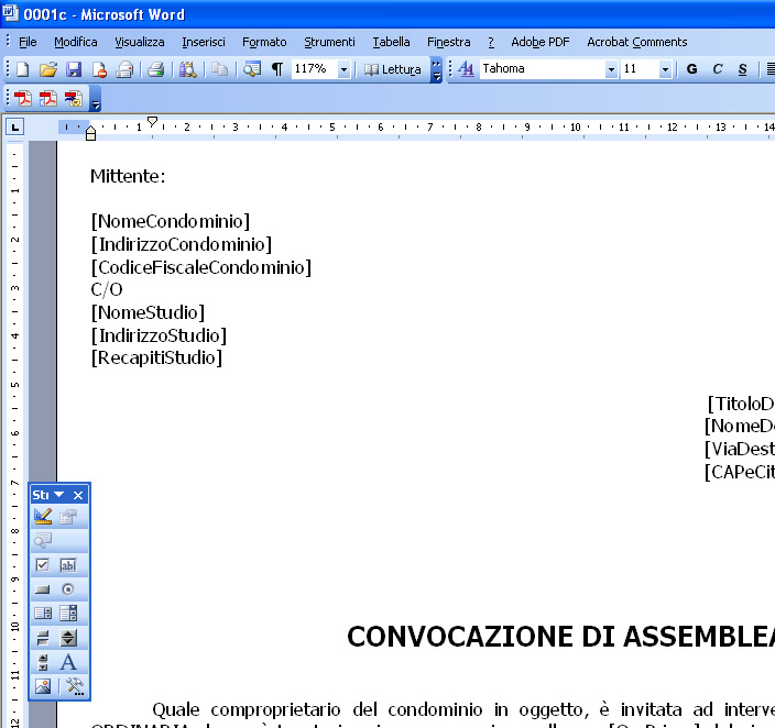 PREPARAZIONE DELLA CONVOCAZIONE E SPEDIZIONE O CONSEGNA Per creare la convocazione e spedirla, procediamo nel seguente modo: 1) Inseriamo i punti all ordine del giorno specificando eventualmente