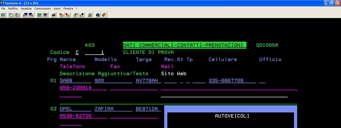 Tipo Invio Gestito nella GESTIONE PRENOTAZIONI. I valori possono essere 1=invio tramite SMS, 2=invio tramite mail e 3=invio tramite lettera postale.