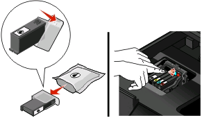Sostituzione delle cartucce di inchiostro Accertarsi di disporre di cartucce di inchiostro nuove prima di iniziare.